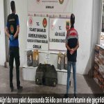 Ağrı’da tırın yakıt deposunda 56 kilo sıvı metamfetamin ele geçirildi