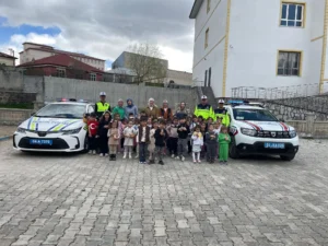Taşlıçay’da Miniklere Trafik Bilinci Aşılandı