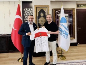 Pendik Ağrılılar Derneği’nden Başkan Ahmet Cin’e Ziyaret