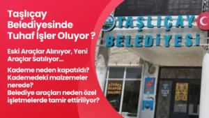 Taşlıçay Belediyesinde Tuhaf İşler Dönüyor