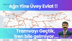 Tramvayı geçtik, tren bile gelmiyor