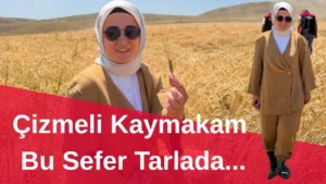Çizmeli Kaymakam Bu Kez Tarlada