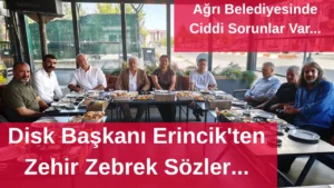 DİSK Ağrı İl Başkanı Ersin Erincik’ten Ağrı Belediyesi’ne Toplu Sözleşme Tepkisi