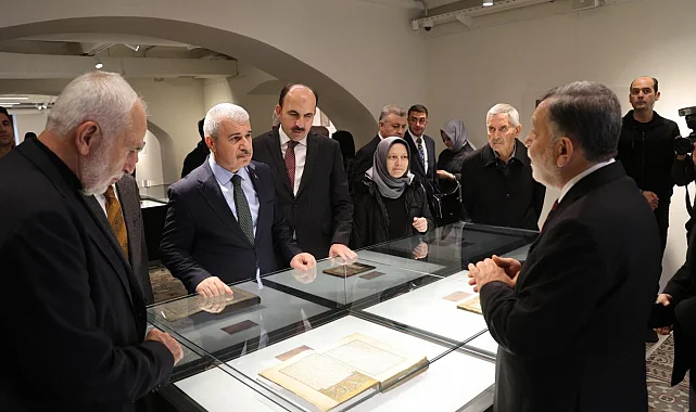 ‘anadolu’da kur’an ve bilgelik izleri yazma eserler sergisi” açıldı