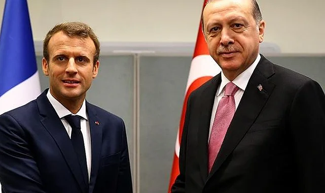 Cumhurbaşkanı erdoğanfransa cumhurbaşkanı macron ile görüştü