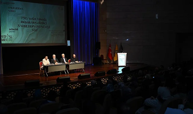 Konya büyükşehir “büyük metafizikçi sadrettin-i konevi’yi yad paneli” düzenledi