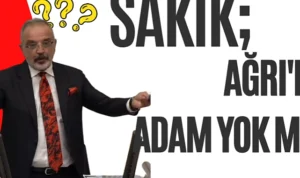 Sırrı sakık isyan etti: ağrı’da adam yok mu ?