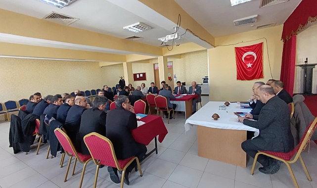 Ağrı’da dönem sonu değerlendirme toplantısı düzenlendi