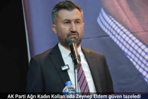 Ak parti ağrı kadın kolları’nda zeynep eldem güven tazeledi