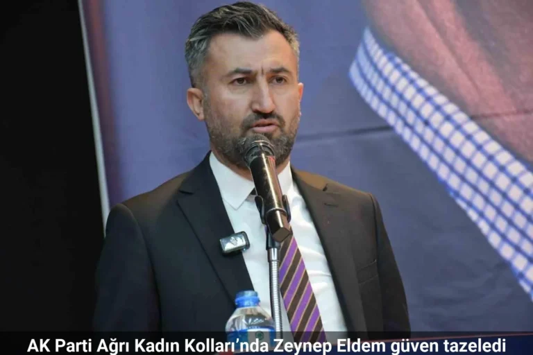 Ak parti ağrı kadın kolları’nda zeynep eldem güven tazeledi