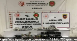Gürbulak sınır kapısı’nda uyuşturucu operasyonu: 18 kilo 730 gram esrar ele geçirildi