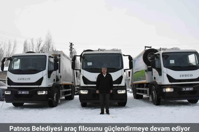 Patnos belediyesi araç filosunu güçlendirmeye devam ediyor