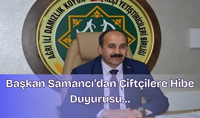Başkan samancı’dan çiftçilere hibe duyurusu