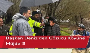 Gözucu köyü yine sel tehlikesiyle karşı karşıya: başkan deniz’den müdahale