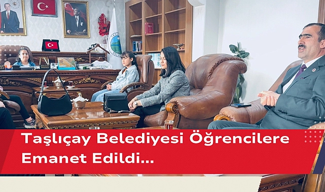 Taşlıçay belediyesi öğrencilere emanet edildi