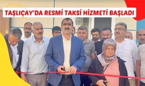 Taşlıçay’da artık resmi taksi hizmeti başladı: ihtiyaç sahiplerine ücretsiz ulaşım desteği