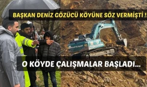 Gözücü köyü’nün sel çilesi bitiyor