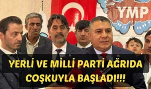 Türkiye’nin yerli ve milli partisi ağrıda kongresini yaptı