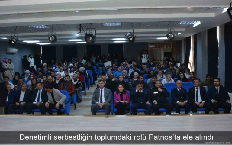 Denetimli serbestliğin toplumdaki rolü patnos’ta ele alındı