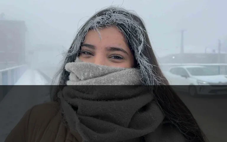 Ağrı’da termometreler eksi 24’ü gösterdi