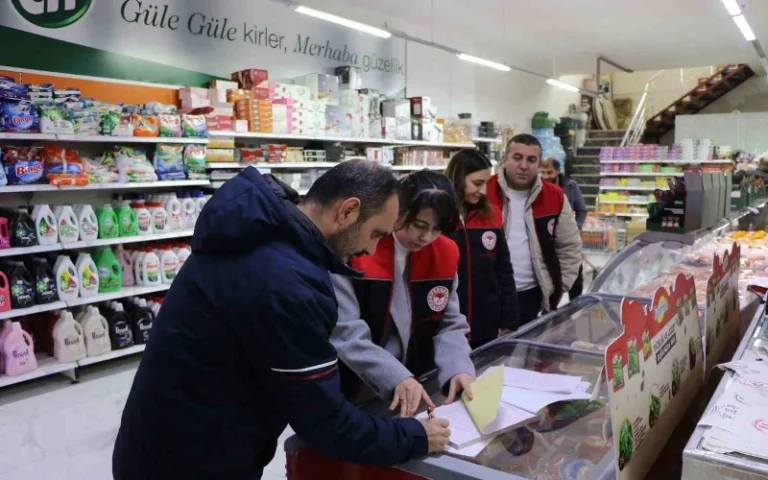 Ağrı’da ramazan öncesi market, kasap ve fırınlar denetlendi