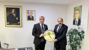 Başkan samancı’dan vali yardımcısı çalışır’a ziyaret
